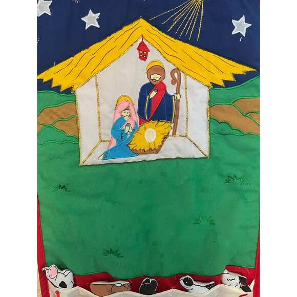 Pockets of Learning Fabric Nativity Advent Calendar - Picture 2 of 8
